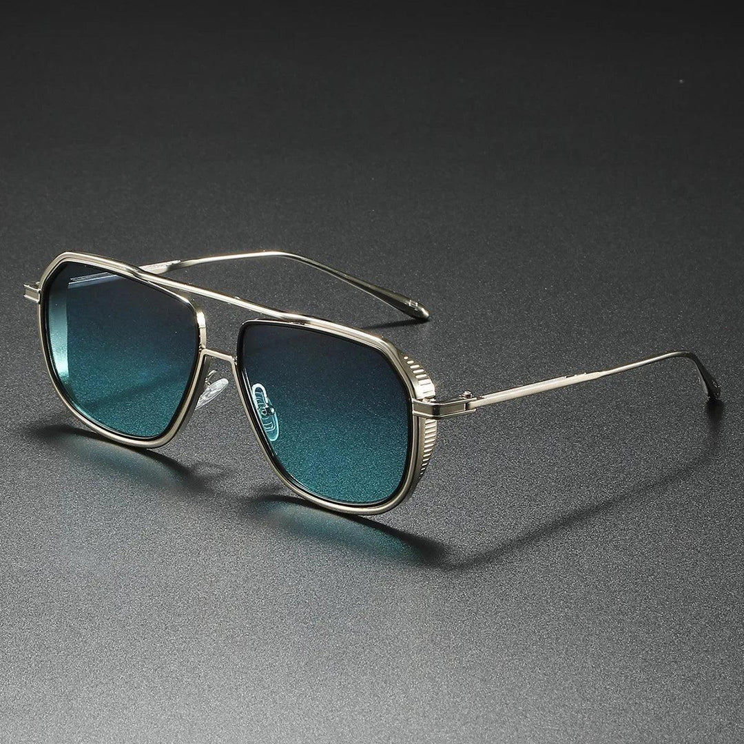 Vic Classic Double-Bridge Aviator Sunglasses