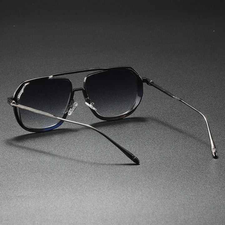 Vic Classic Double-Bridge Aviator Sunglasses