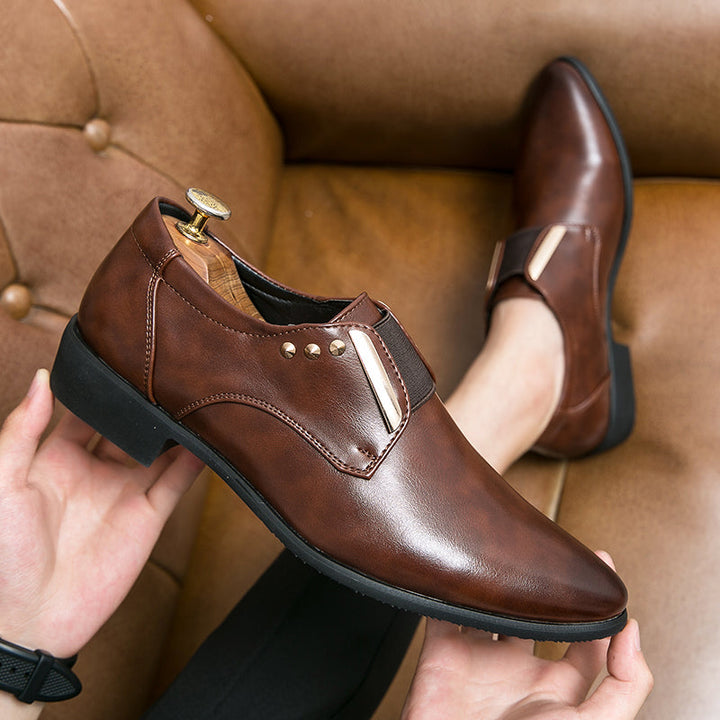 Portofino Polished Leather Loafers