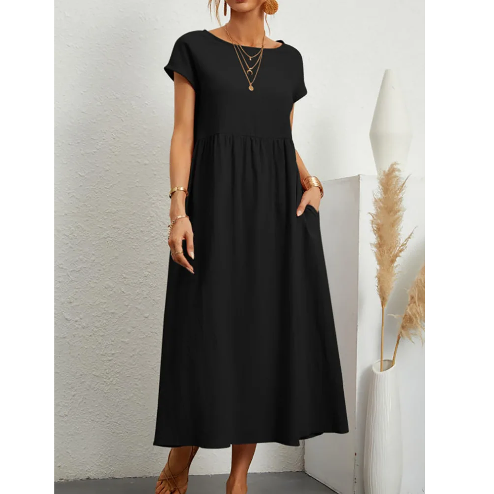 Haven Cotton Blend Maxi Dress
