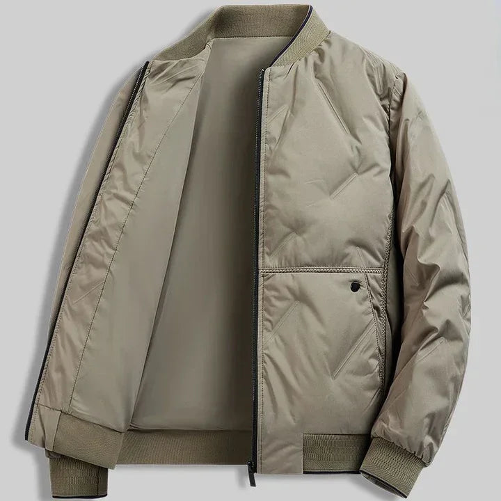 Velin Zip Padded Bomber Jacket