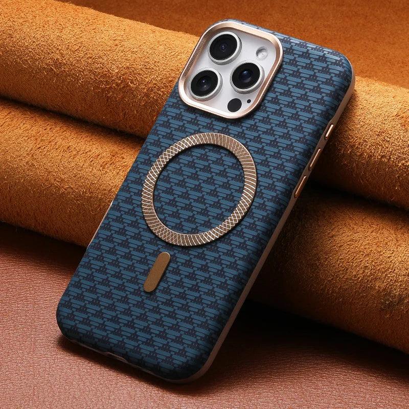 Stratos Woven Leather-Textured Case
