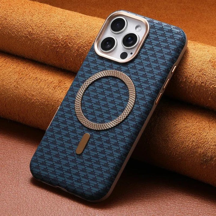 Stratos Woven Leather-Textured Case