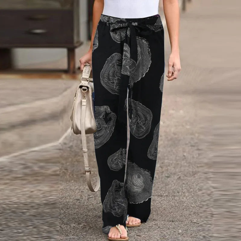 Siena Floral-Print Wide Pants