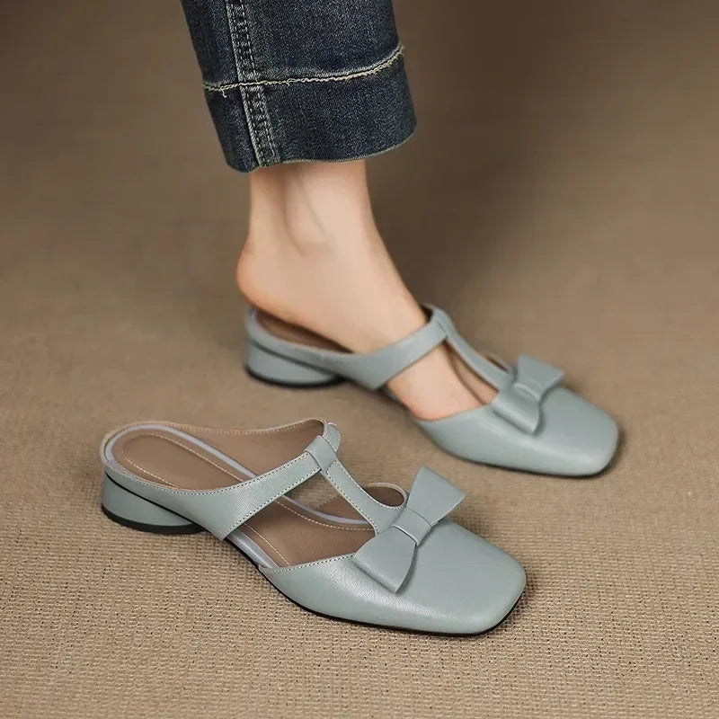 Savona Leather Charming Mules