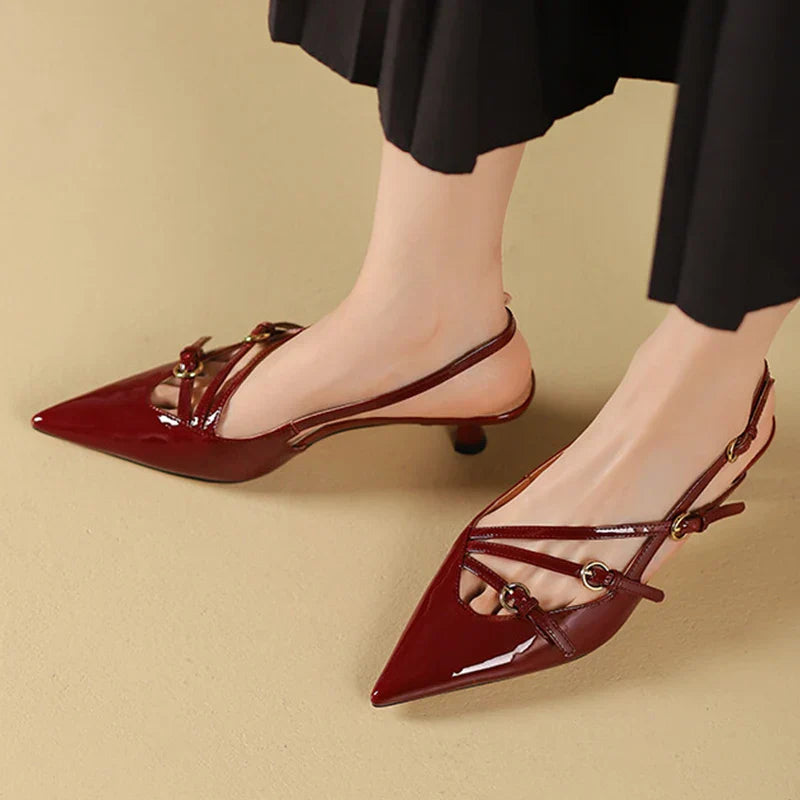 Dover Leather Patent Pumps