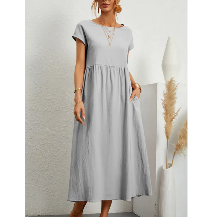 Haven Cotton Blend Maxi Dress
