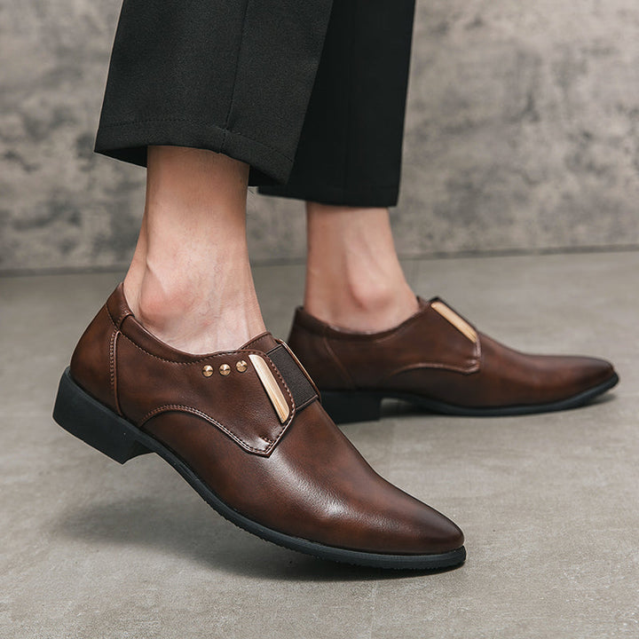 Portofino Polished Leather Loafers