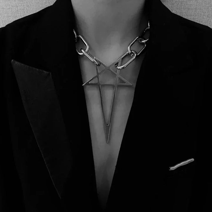 Rebel Gothic Star Necklace