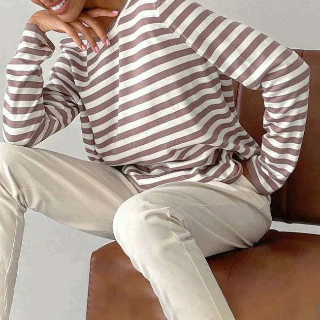 Cosimo Classic Striped Knit Top
