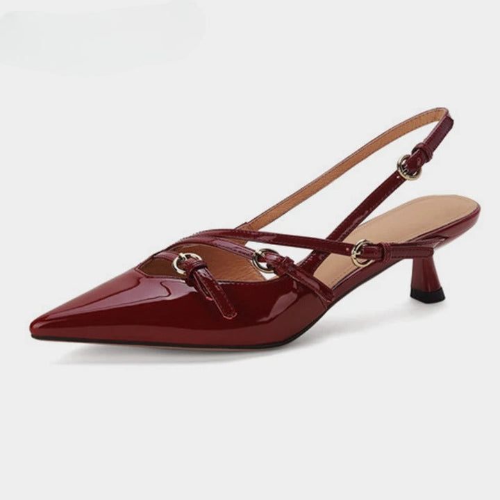 Dover Leather Patent Pumps