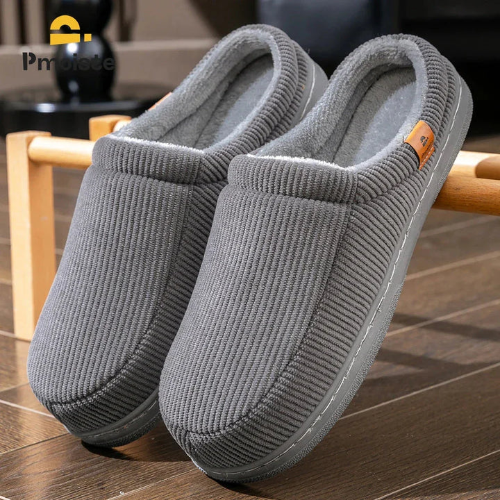Merrin Plush Corduroy Fleece Slippers