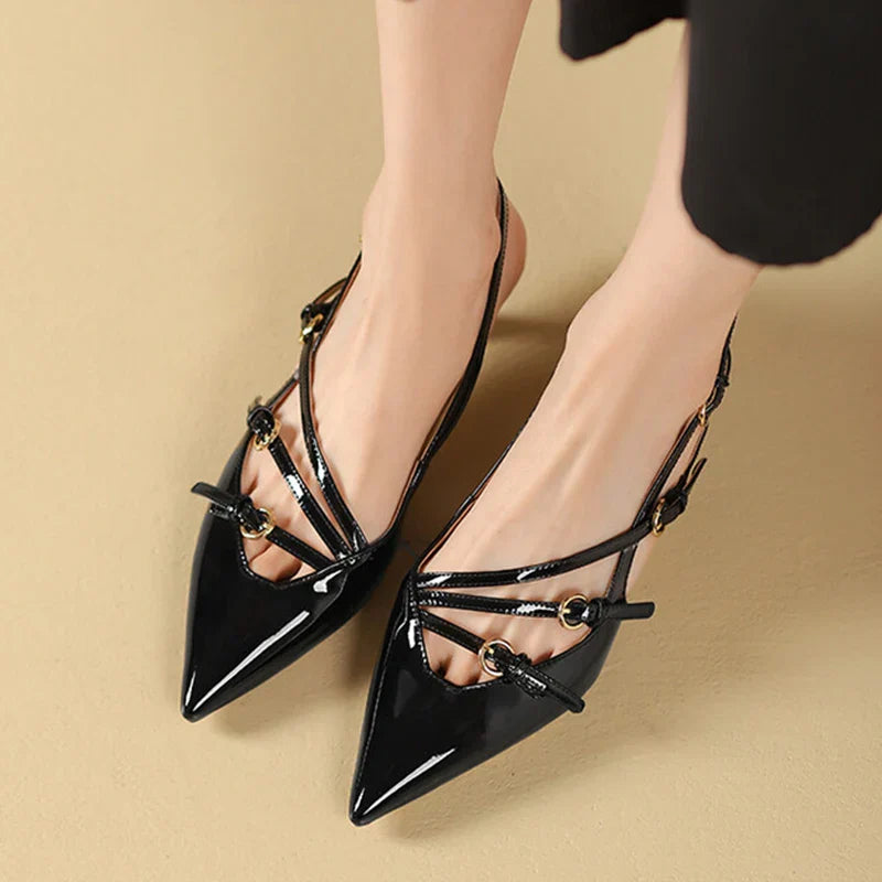 Dover Leather Patent Pumps
