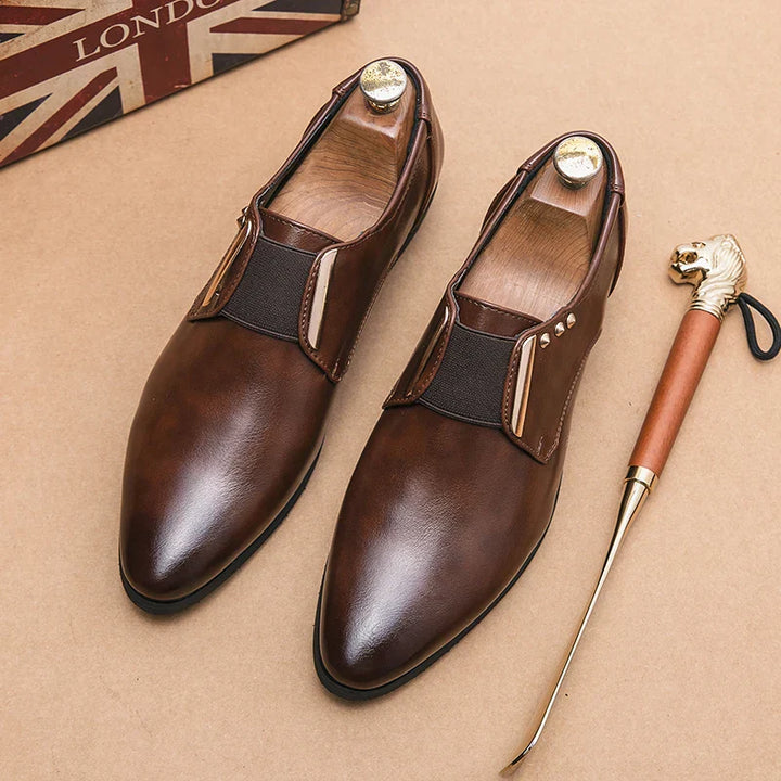 Portofino Polished Leather Loafers