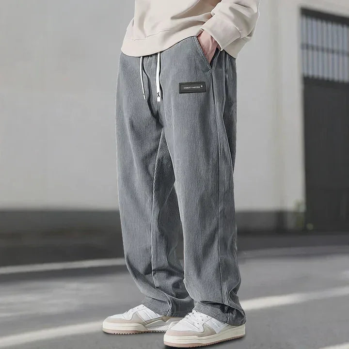 Eldric Corduroy Relaxed Wide Pants