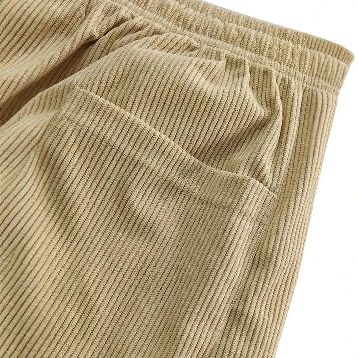 Eldric Corduroy Relaxed Wide Pants