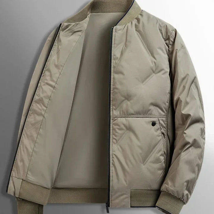 Velin Zip Padded Bomber Jacket