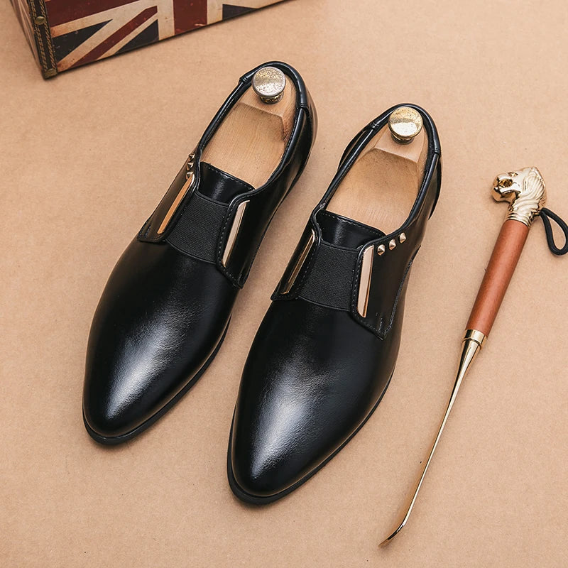 Portofino Polished Leather Loafers