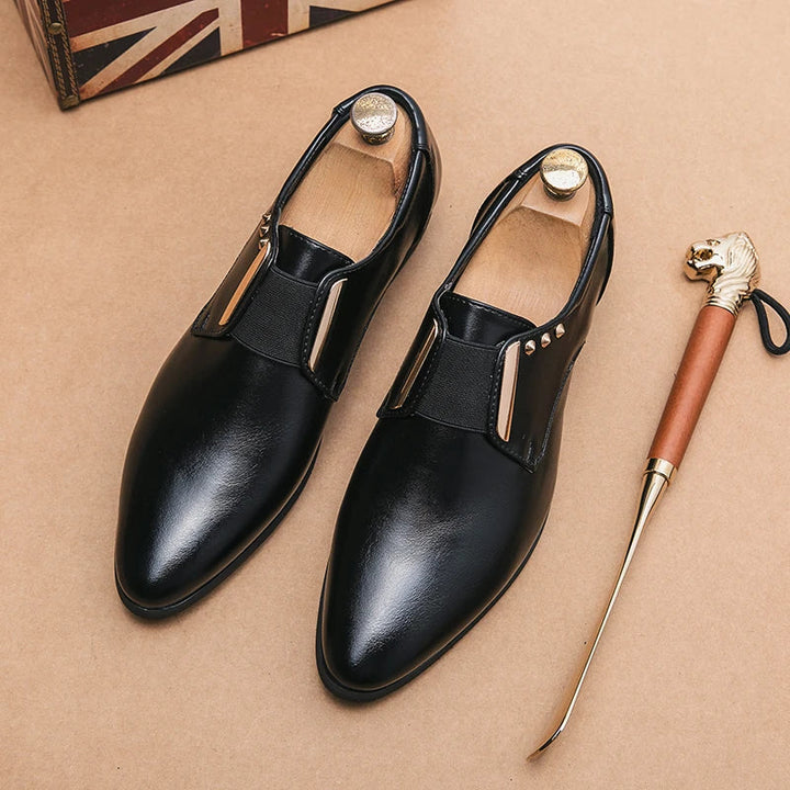 Portofino Polished Leather Loafers