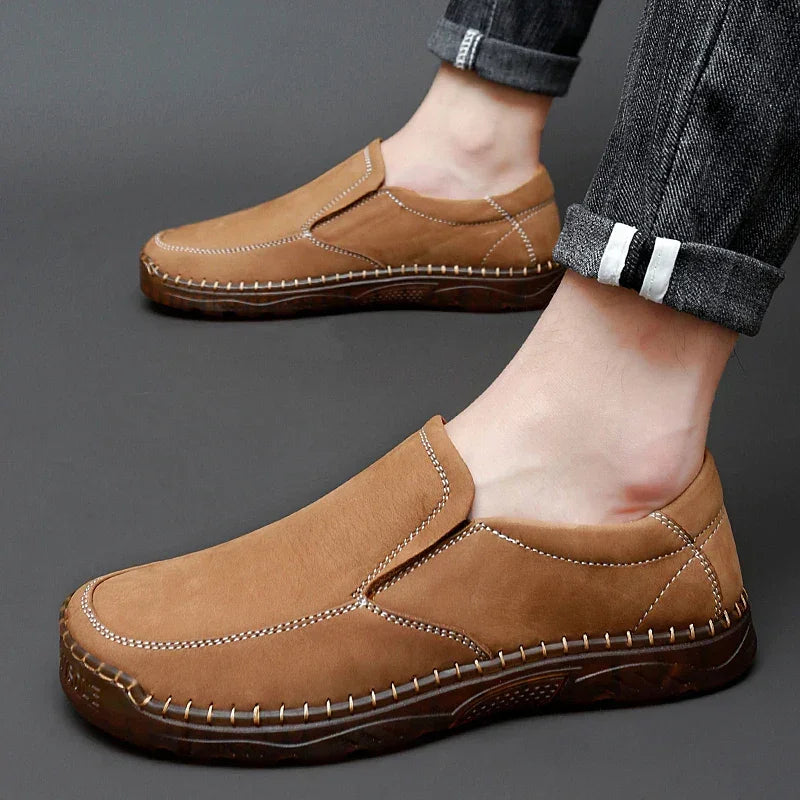 Lunair Suede Handcrafted Loafers
