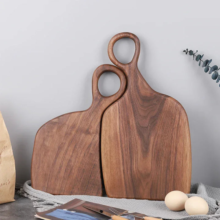 Rovelli wooden cutting boards with handles, minimalist kitchen decor