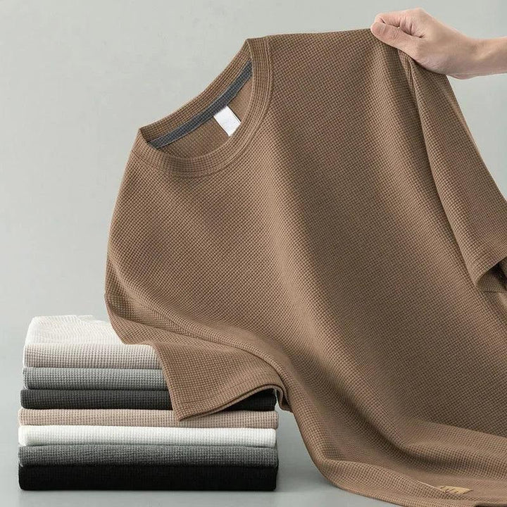 Everyday Relaxed Waffle-Knit Shirt