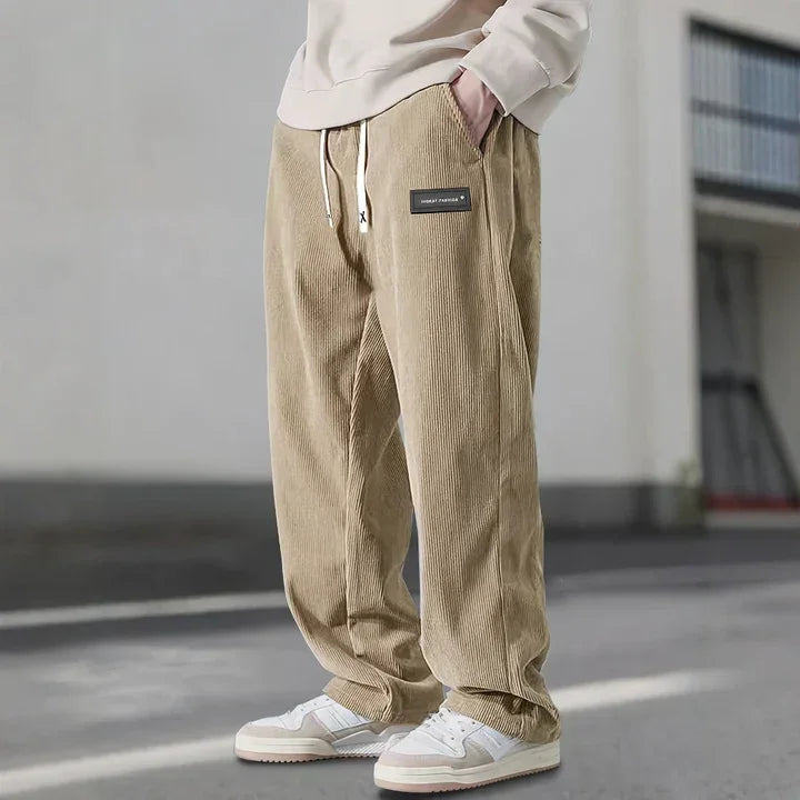 Eldric Corduroy Relaxed Wide Pants