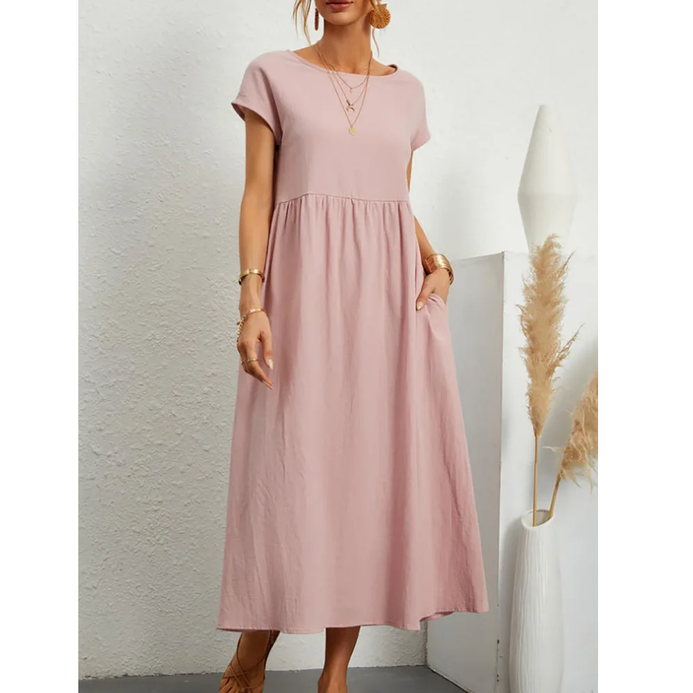 Haven Cotton Blend Maxi Dress