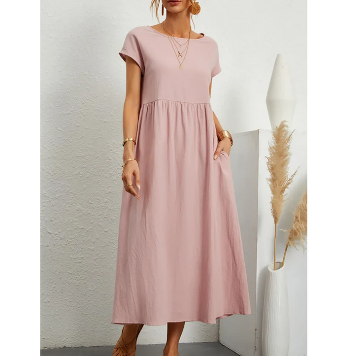 Haven Cotton Blend Maxi Dress