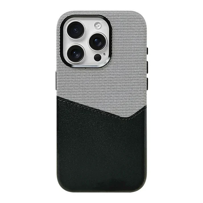 Cassian Canvas Leather Case
