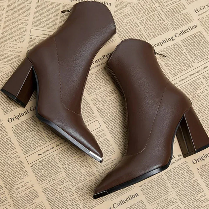 Chrome Pointed Tip Boots