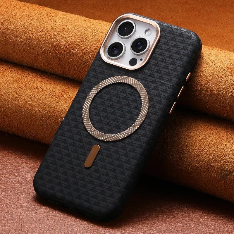 Stratos Woven Leather-Textured Case
