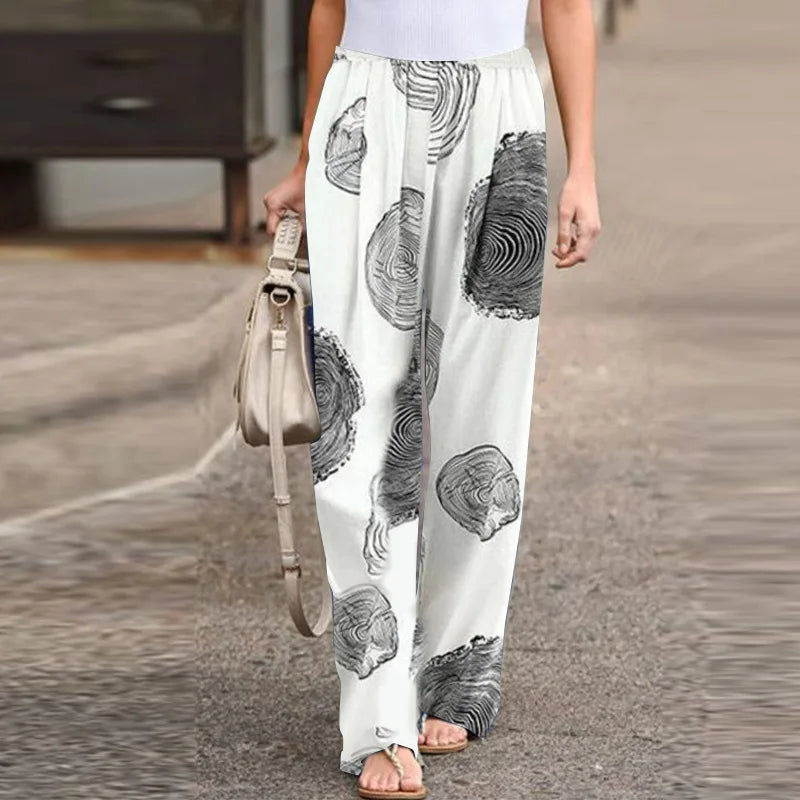 Siena Floral-Print Wide Pants