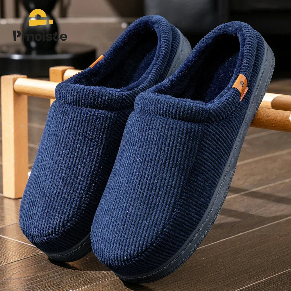 Merrin Plush Corduroy Fleece Slippers