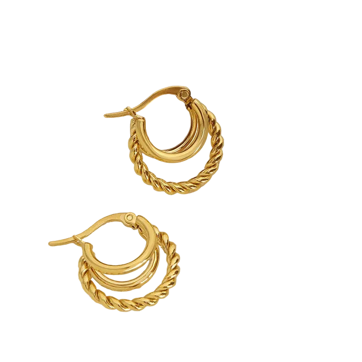 Thane Bold Twisted Earrings