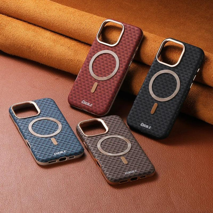 Stratos Woven Leather-Textured Case