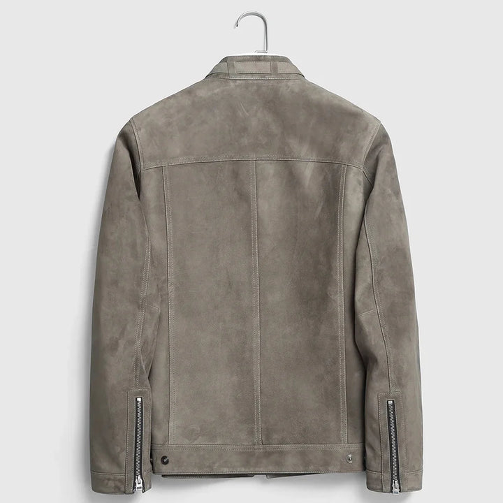 Arno Refined Suede Moto Jacket