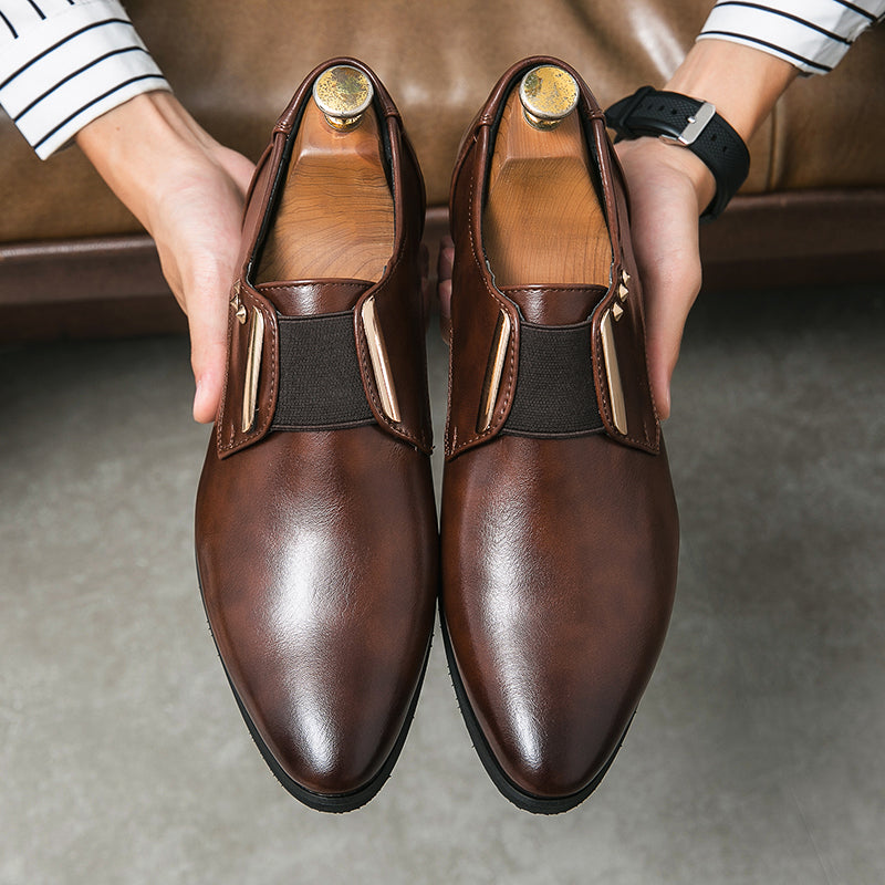 Portofino Polished Leather Loafers