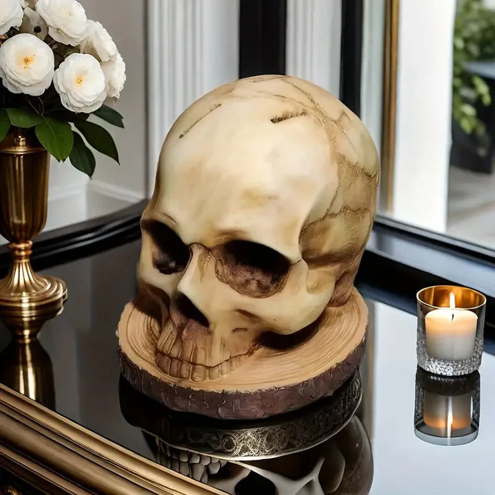 Grimwald Resin Skull Block