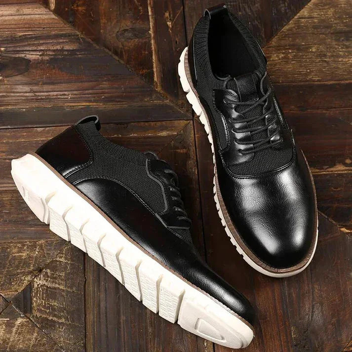 Orren Woven Leather Sneakers