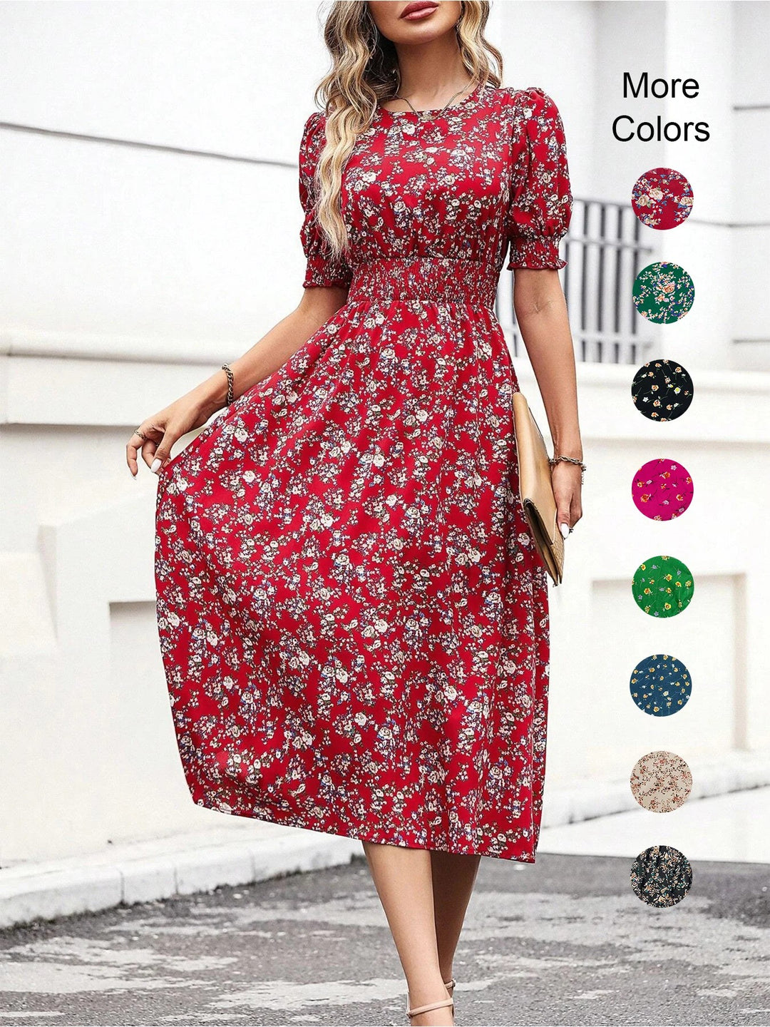 Alassio Floral Midi Dress