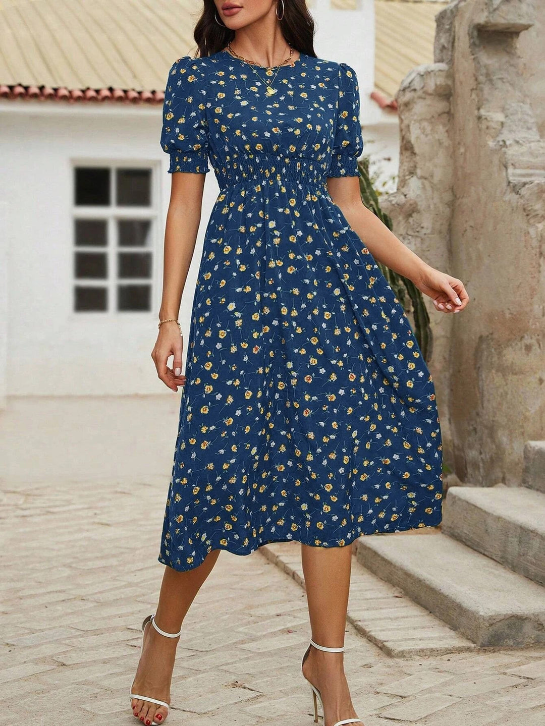 Alassio Floral Midi Dress