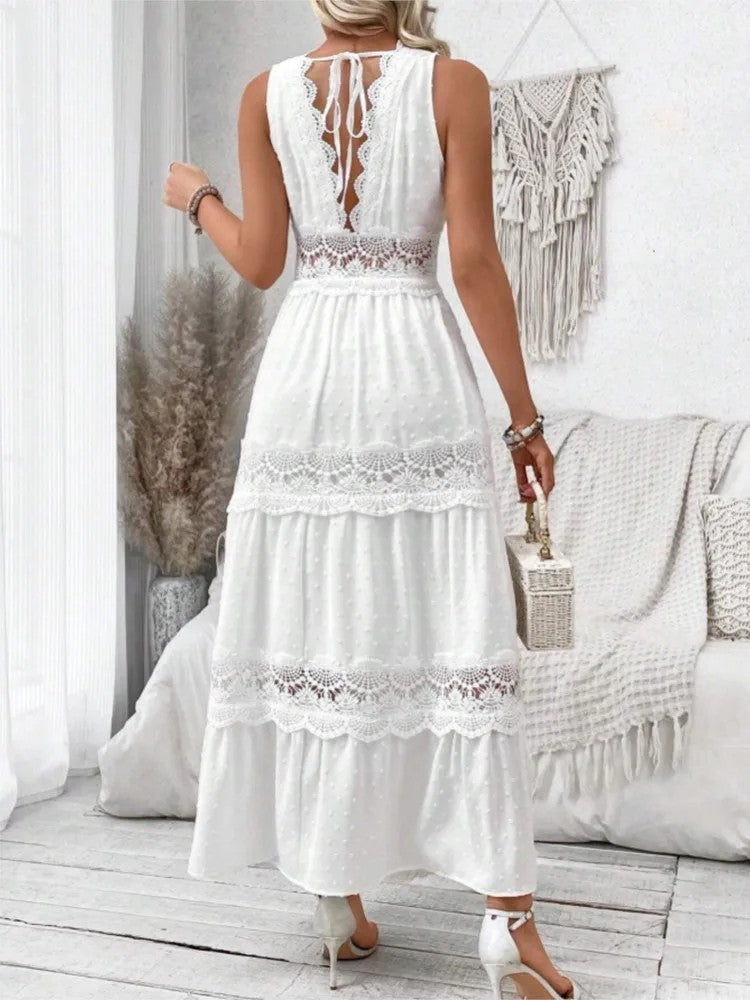 Antibes Lace Maxi Dress
