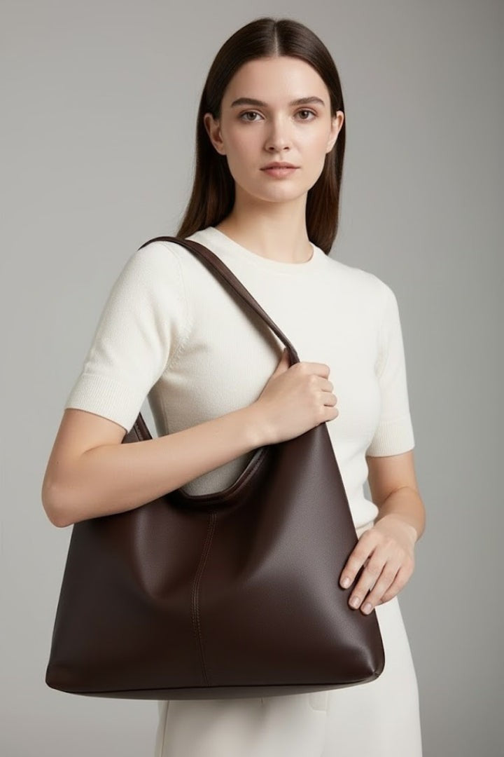 Bellucchi Leather Hobo Bag