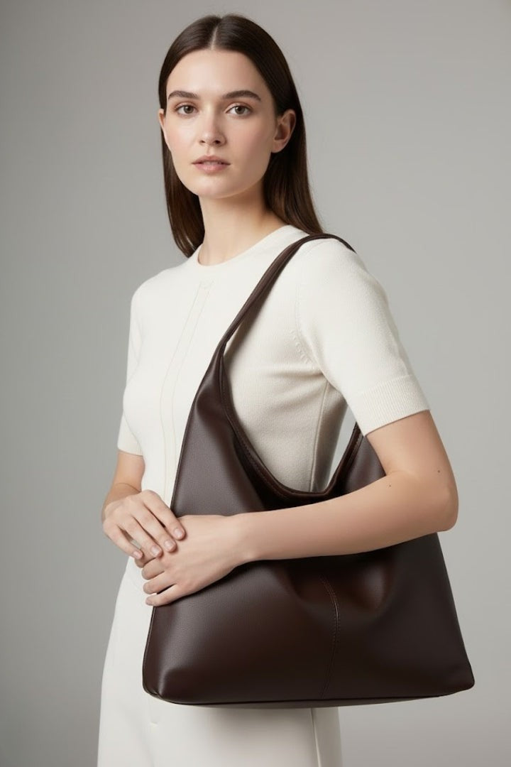 Bellucchi Leather Hobo Bag