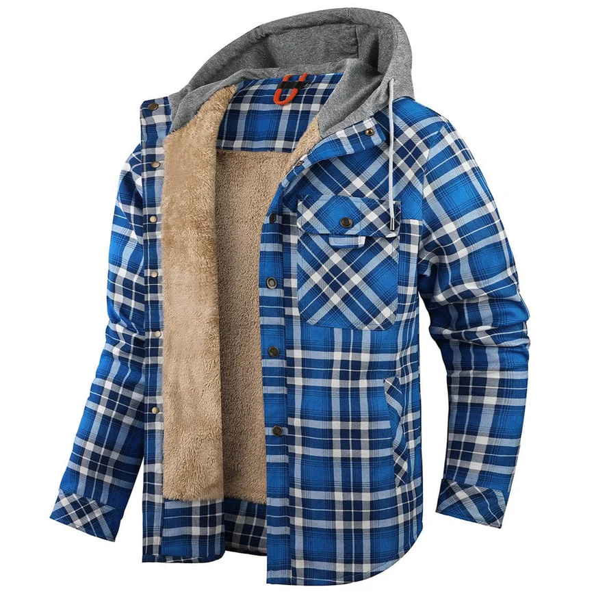 Ironveil Plaid Sherpa Jacket