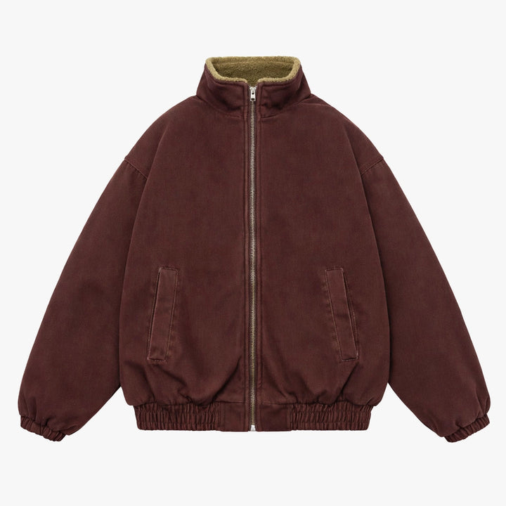Calder Soft Zip-Up Bomber Jacket