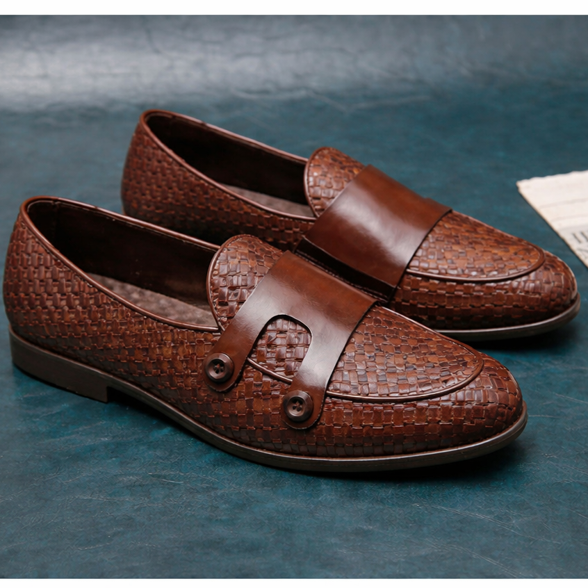 Ansel Sleek Woven Loafers