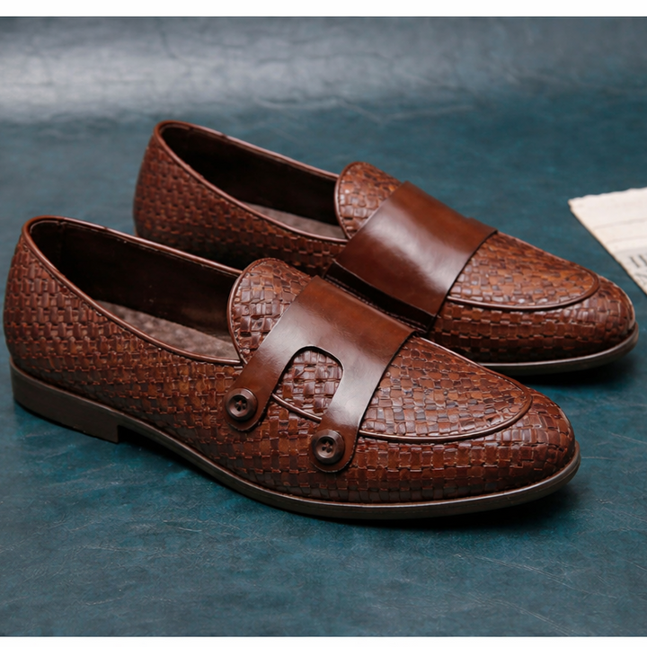Ansel Sleek Woven Loafers