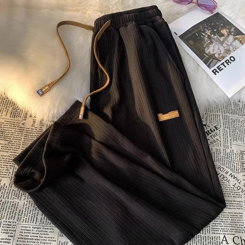 Ferrara Pleated Lounge Pants - Black